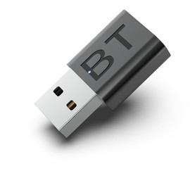 QOFOWIN Mini 2-in-1 USB Bluetooth Receiver,Bluetooth 5.4 Wireless Audio Adapter 3.5mm Car Kit Music Receiver for Home/Car Stereo Sound System, Portable Speskers, (Aux in) with 3.5mm Cable