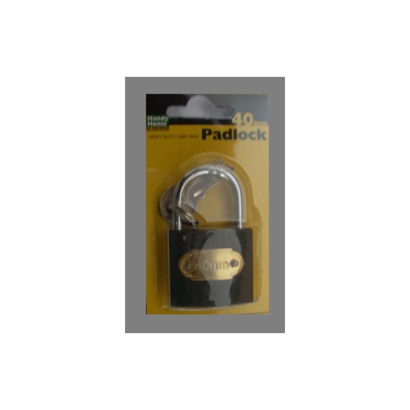40mm Heavy Duty Cast Iron Padlock