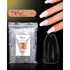 By Vixi 600 Medium Caffin Nails with Preparation File, 12