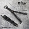 Caliber Gourmet Butterfly Knife Bottle Opener, Cool Balisong Style Multitool