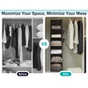 YOUDENOVA Hanging Closet Organizers and Storage, 6-Shelf Closet Hanging Storage