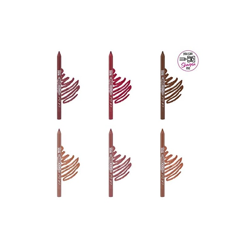 L.A. Girl Shockwave Nude Lip Liner, Rosewood GP743