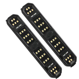 SUNPIE Interior LED Dome Lights with Magnetic for Car, Rear Trunk LED Roll Bar Lights Compatible with Jeep Wrangler, Truck, Tractor, ATV, UTV, SXS; Rechargeable LEDs Interior Lighting for Cars