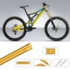 33.9x600 Mountain Bike Lengthen Saddle Seatpost Aluminium Alloy Folding Bicycle