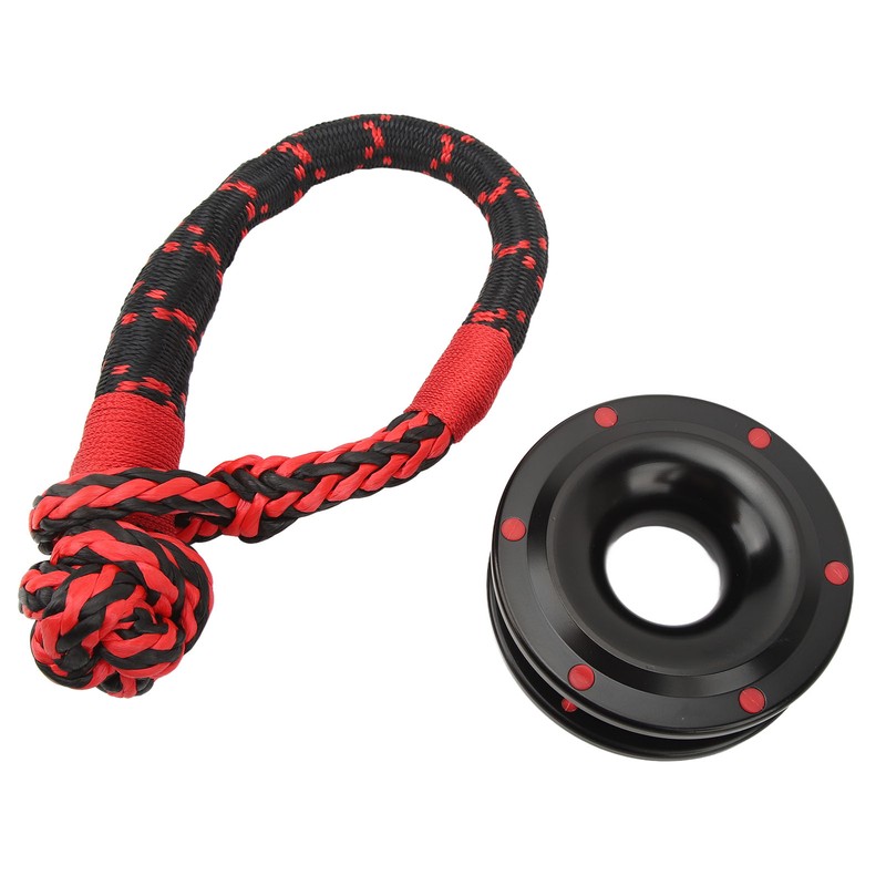 Rope Retention Pulley Soft Shackle Combo 22000lbs Heavy Duty for