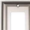 Cosgrove 1-Gang Satin Nickel Single Decorator Wall Plate