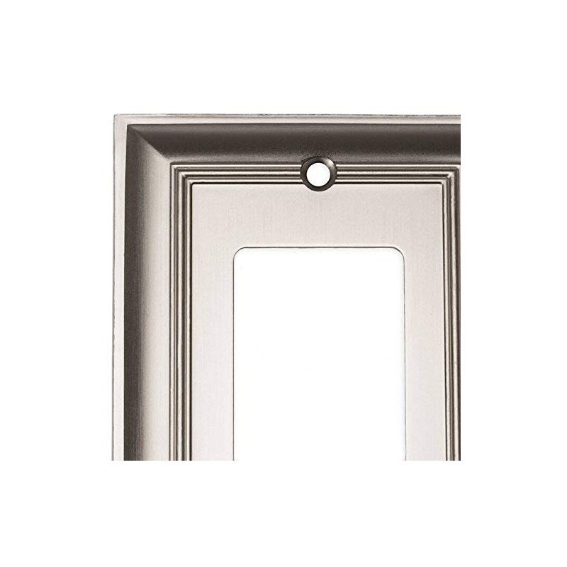 Cosgrove 1-Gang Satin Nickel Single Decorator Wall Plate