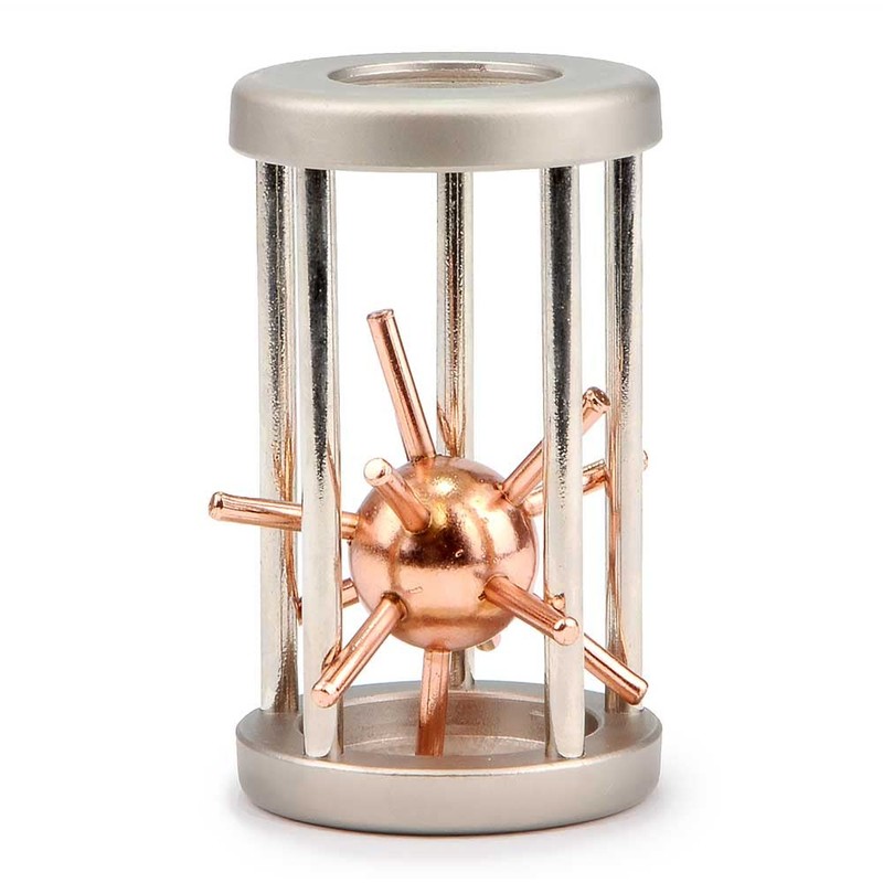 Logica Puzzles art. BRUSSELS CAGE Metal Mind Puzzle - difficulty