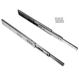 1-Pack PRO-Box Full Extension Soft Close Ball Bearing Drawer Slides- (Weight Rating: 100 lbs. per Pair) Zinc Finish. Each Pack Includes (1) Pair (1, 22" Inch)