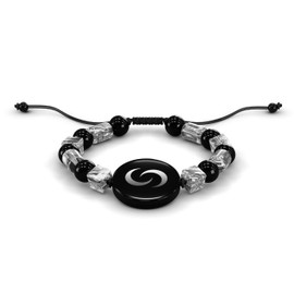 CONTACT CO. Smart Pendant NFC Bracelet, Sleek Tap Bracelet with Instant App-Free Sharing, Seamless Accessory for Professionals and More, Black