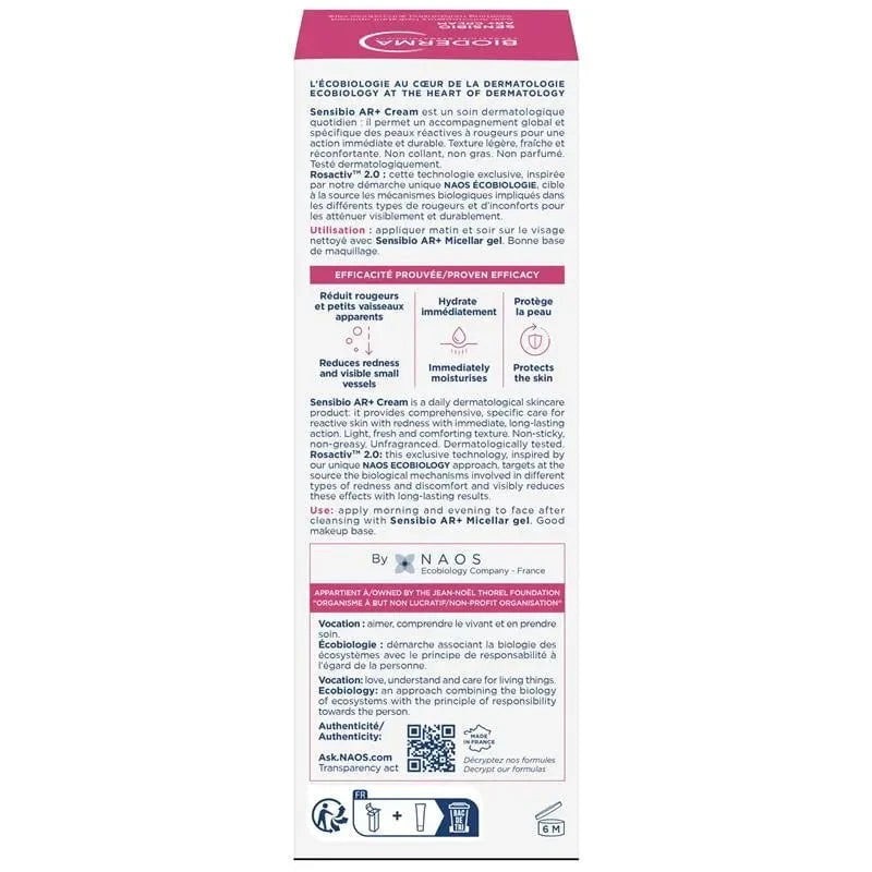 Bioderma Sensibio AR Anti-Redness Soothing Moisturiser 40ml
