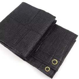 Vocray 0.9X3M Privacy Screen for Balcony Apartment Railing, Sun Protection Balcony Netting, Wind and Dust Barrier，Mesh Fabric for Outdoor Privacy Shield, Pool, Terrace, Patio, Fence Cover(Black)