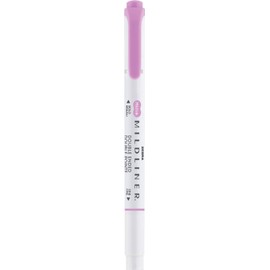 Zebra Pen Mildliner Double Ended Highlighter Marker Set, Broad and Fine Point Tips, Mild Magenta Ink, 12-Pack - (Case of 96 packs, 1152 Count Total)