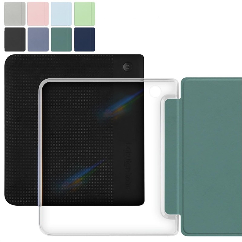 GIOPUEY Case Compatible with Tolino Vision Color/Vision 6, Flip PU