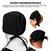 RVFRGRD 3 Piezas Gorros Quirurgicos Ajustable, Gorro Quirúrgico de Trabajo