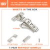 TOUCH Cabinet Hinges (1 Pair, 2 PCS) Face Frame Cupboard