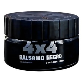 4x4 Bálsamo Negro Profesional Barba Bigote 100g Cítrica