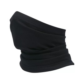 Unbranded Summer Neck Gaiter Scarf Face Mask Face Bandana Half Face Mask Balaclava Cover - Black