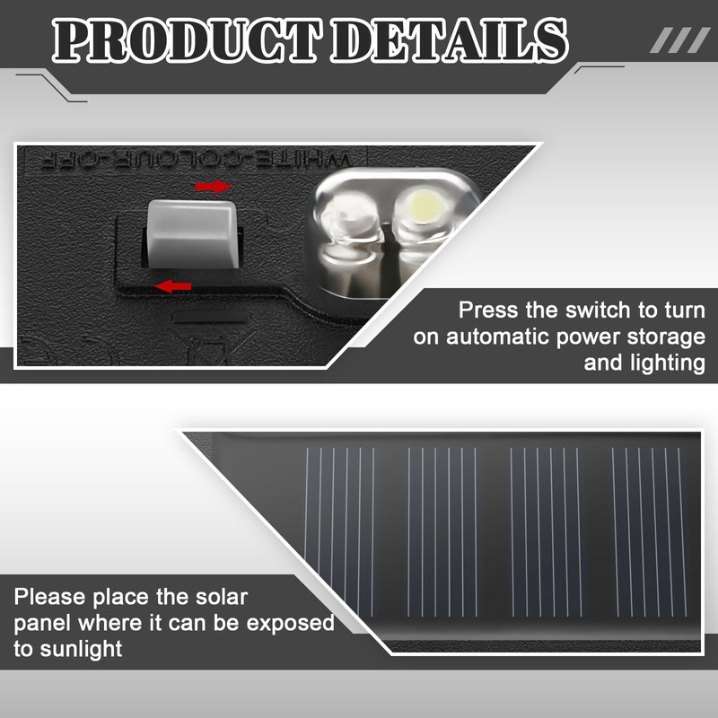 Weewooday 4 Pcs Solar Lamp Replacement Top 1.57 x 2.76