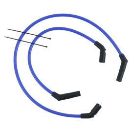 Chamixx 10mm Silicone Blue Spark Plug Wires Kit Compatible with Harley H-D FLT FLHT FLHR FLTR 2009-2015