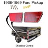 Carpenter 1968 - 1969 Ford Pickup Truck Bed Side Reflector