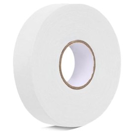 SaveSooo Hockey Protective Tape Hockey Tape Non-Slip Grip Tape Hockey Stick Sport Tape for Blade Water Resistant Belt Hockey Sock Tape Exercise Ping Pong Racquet Baseball (25mmx20m White)
