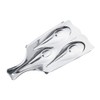DOITOOL Soup Spoons, 3 Cavities Spoon Rest Stainless Steel Spoon