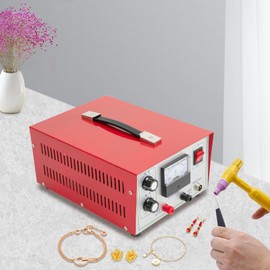 Jewelry Welding Machine, 110V 500W Electric 50A Adjustable Current Spot Welder Jewelry Tool for Platinum, Gold, K-gold, Silver, Copper, and Iron