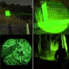 AuKvi 2 Pcs Powerful Green Light Led Flashlight Long Range