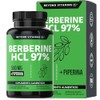 Berberina HCL 97 500mg de Berberina Clorhidrato, potenciado con Piperina