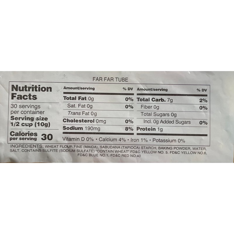 Swad Fryums Farfar Tube (Wheat Pellet Tube) - 300 Gram