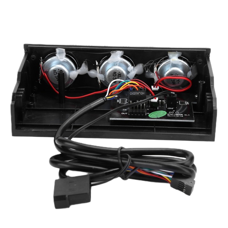 PC Front Panel Speaker Stereo Surround Computer Case Builtin Mic