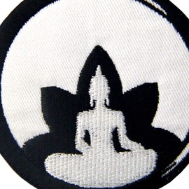 Zen Birth to Death Embroidered Badge Iron on or Sew on Patch