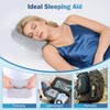 Ear Piercing Pillow with Comfort Hole for Side Sleepers(Light Gray)