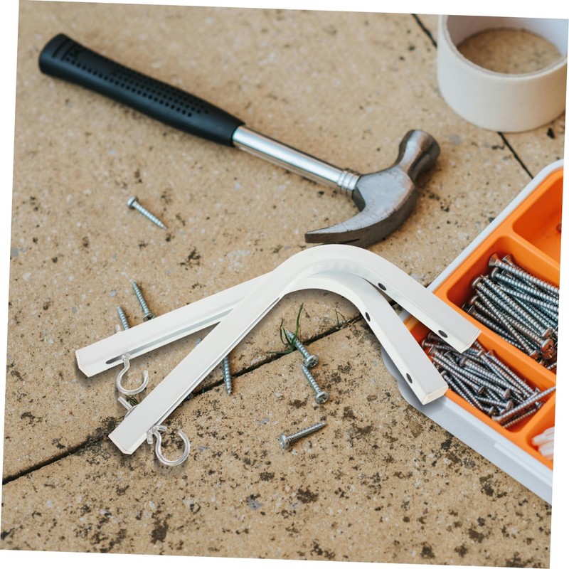 WHAMVOX Ceiling Mount Projector Screen Hooks Metal Projector Screen Hangers