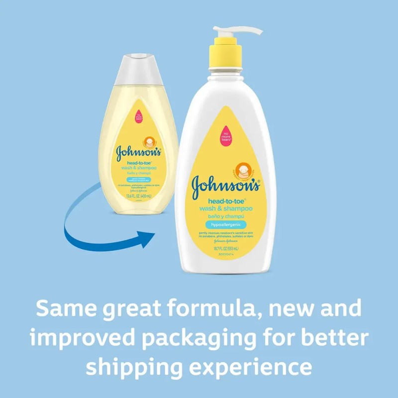 Gel De Baño Y Shampoo Suave De Pies A Cabeza