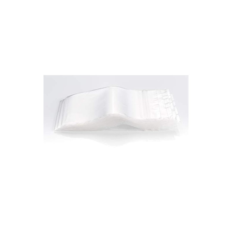 Clear Zip Bags - Pack of 100 - Thickness 50
