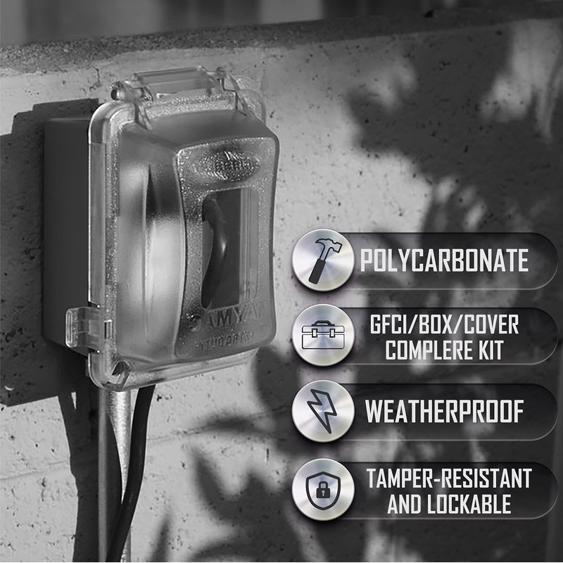 TayMac MG420CS Nonmetallic Extra Duty Complete in-Use Cover 15 Amp
