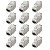 KOSCOM CONNECT 12x Keystone Module CAT7 | STP RJ45 Socket