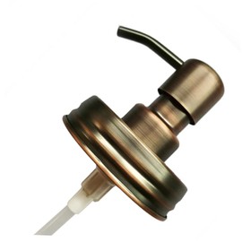 BUGUUYO Stainless Steel Liquid Soap Dispenser Pump Slim Compact Bottle Pump for Home Kitchen Bathroom