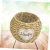 LABRIMP Collapsible Willow Basket Rustic Wicker Flower Planter Decorative Rattan
