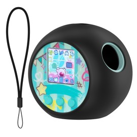 Acadey Silikonhülle für Punirunes Interactive Toy Digital Pet and Case, Schutzhülle für Virtual Electronic Pets Zubehör (Case Only) schwarz