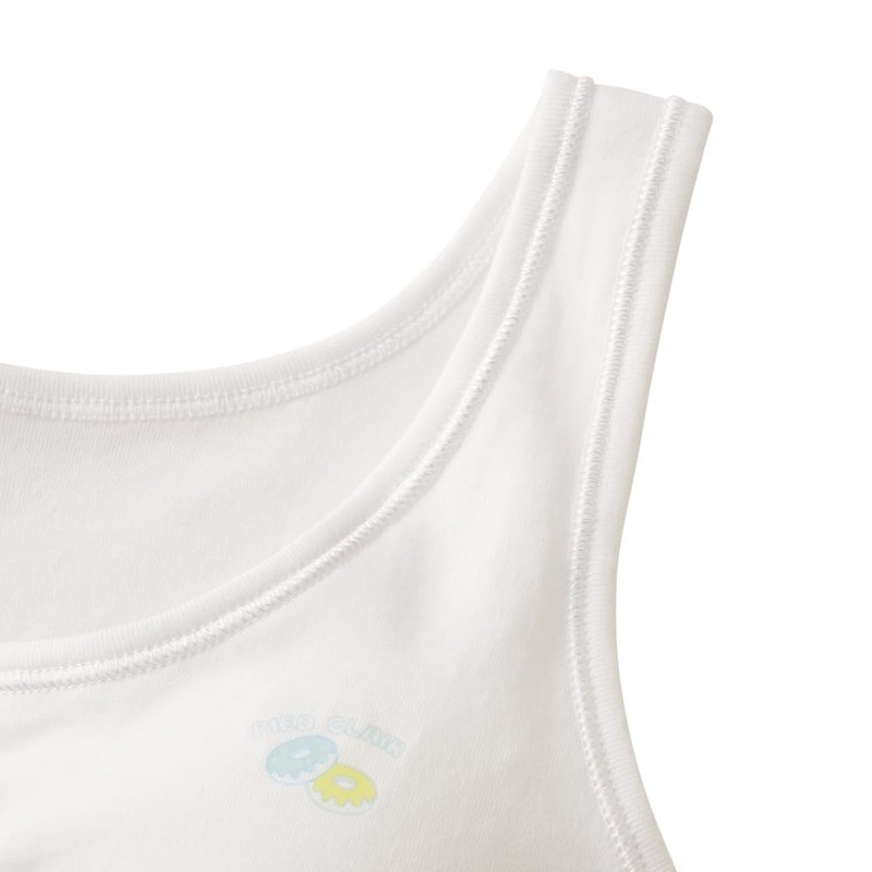 Gunze Haftsup, Moisturizing Treatment, 100% Cotton, For Girls, white