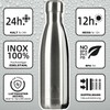 Mont-Clair H2O Stainless Steel Drinking Bottle - Thermos Flask -