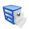 Plastic Desktop Storage Unit with Drawers, Stationary Arts Drawer Desktop
