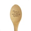 Mom's Spanking Spoon Laser Engraved Wooden Mixing Spoon
