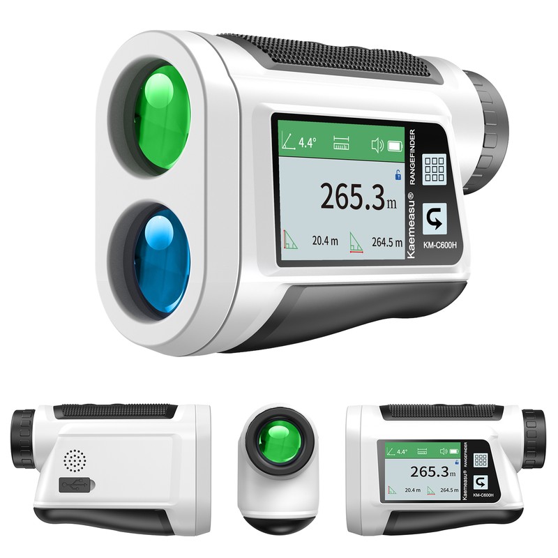 Golf Rangefinder with LCD Touch Screen 6X Magnification 600M /