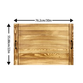 Stove Top Cover, Wood Noodle Board Stove Cover, Countertop Gas Stove Top Covers Kitchen Sinks Cover for Electric Stove, Light Yellow