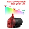 Fish Tank Submersible Pump 5mm Low Water Low Noise Flow