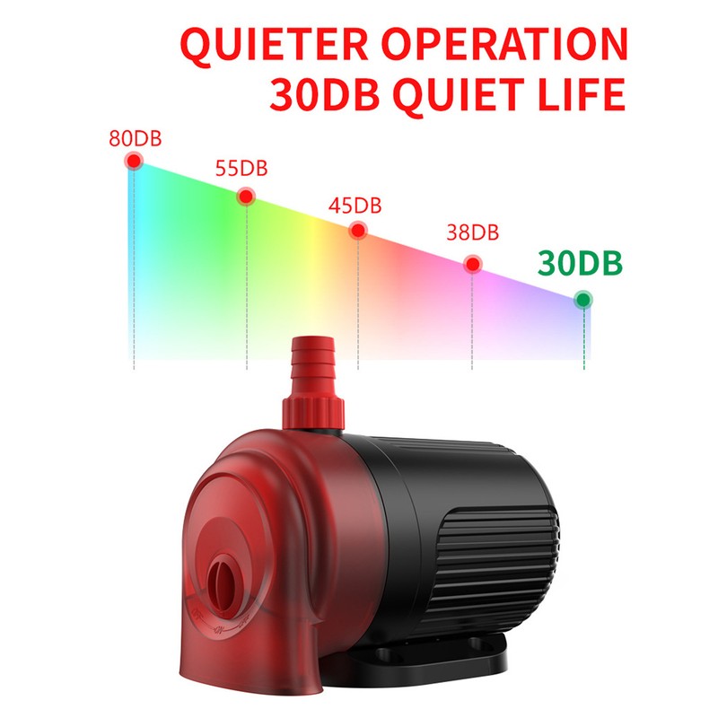 Fish Tank Submersible Pump 5mm Low Water Low Noise Flow